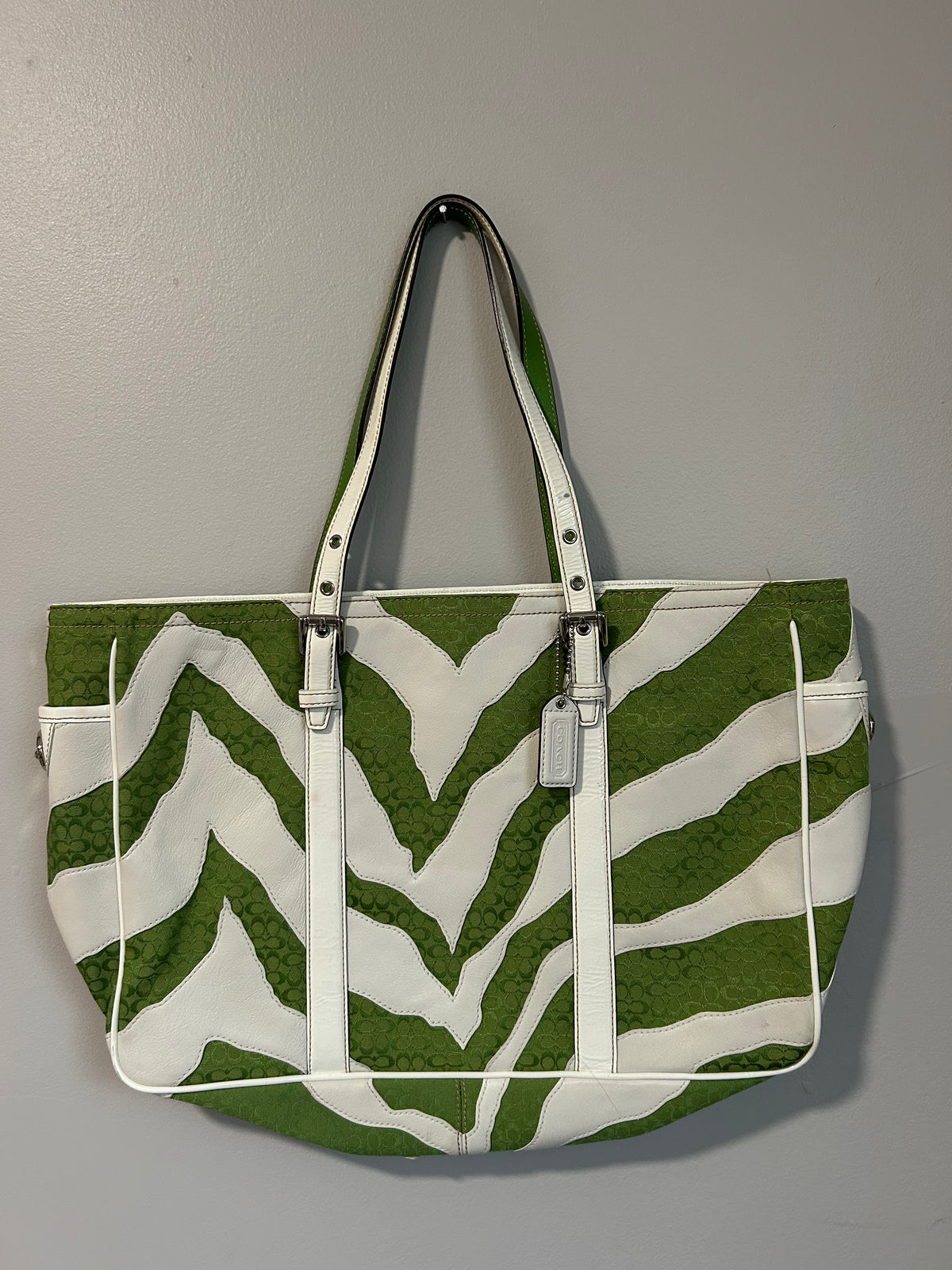 Coach Zebra Tote