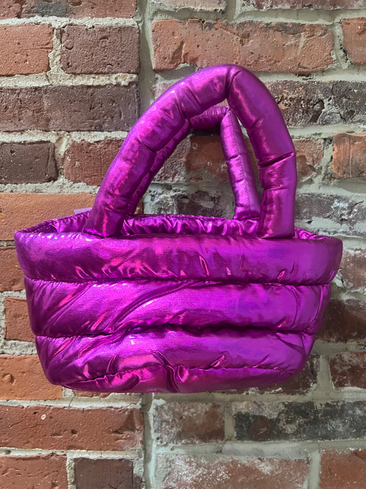 Purple Puffy bag