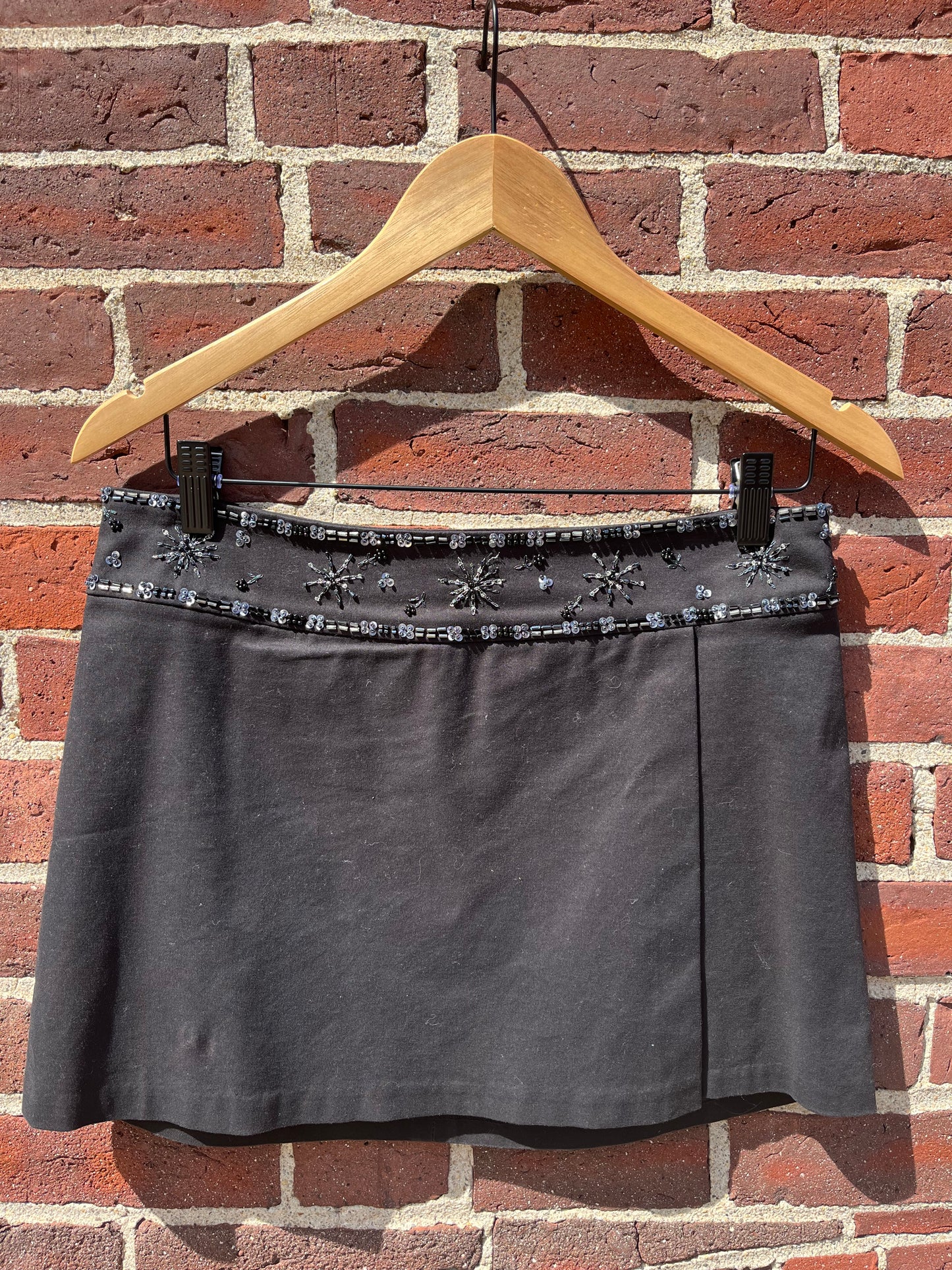 Vintage Beaded Mini Skirt