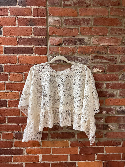 Handmade Lace Poncho!