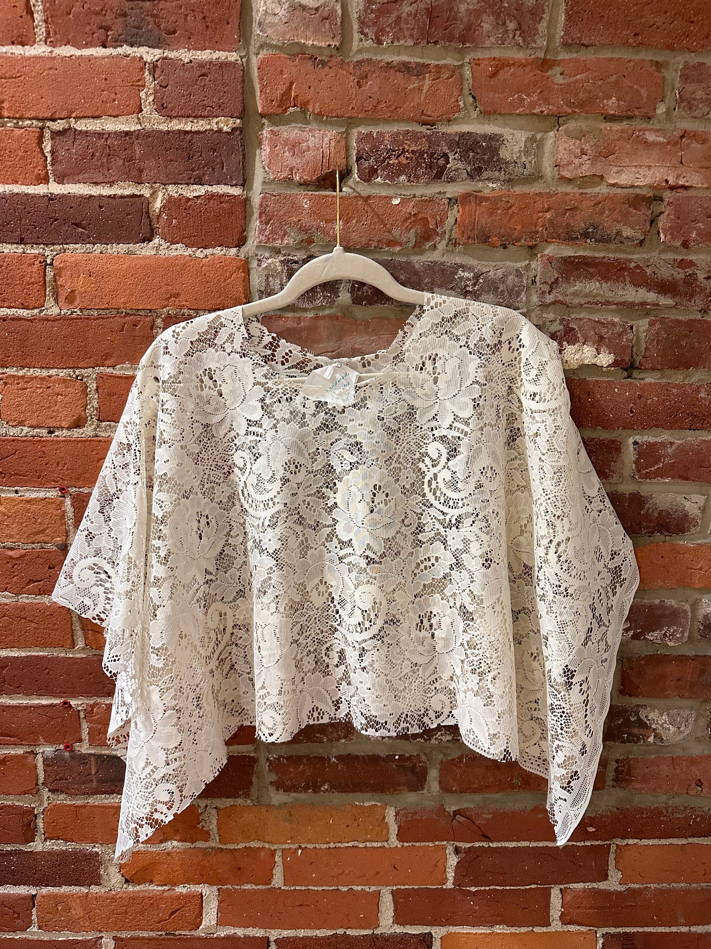 Handmade Lace Poncho!