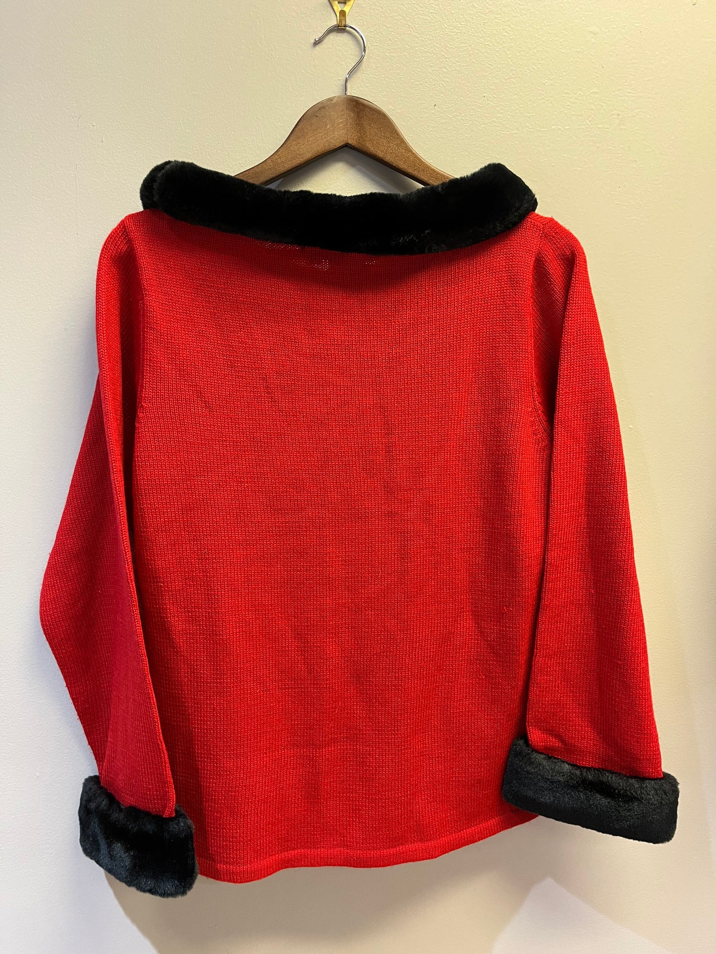 Red and Black Sweater