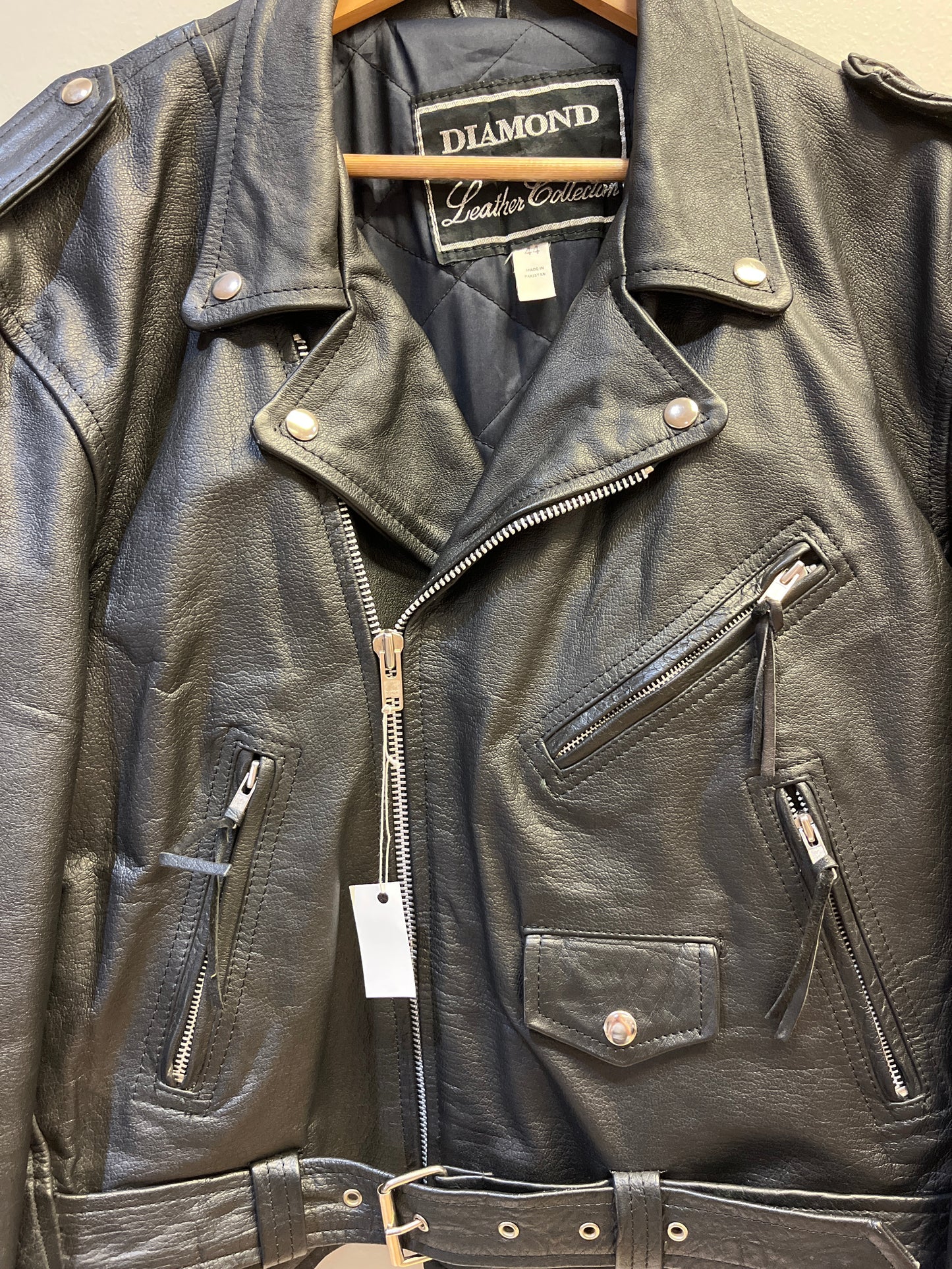 Diamond Leather Jacket