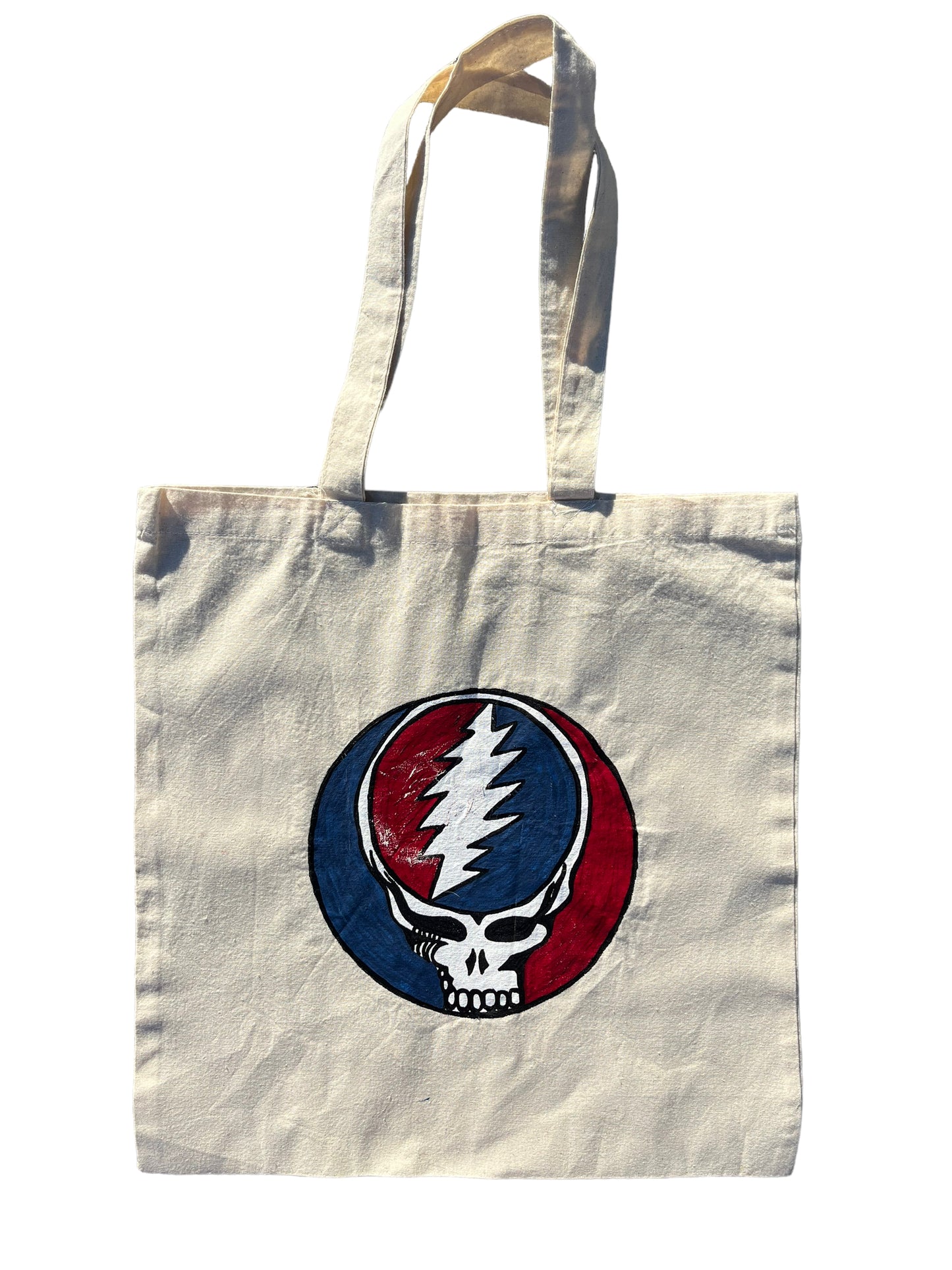 Hand Painted Grateful Dead Tote