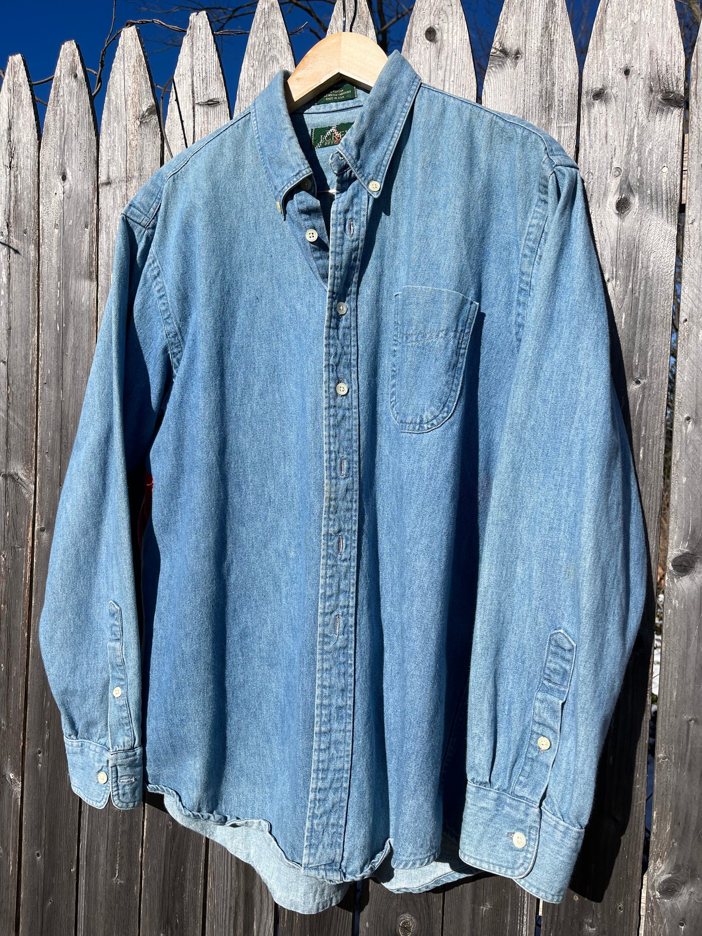 Upcycled Denim Budweiser Jacket