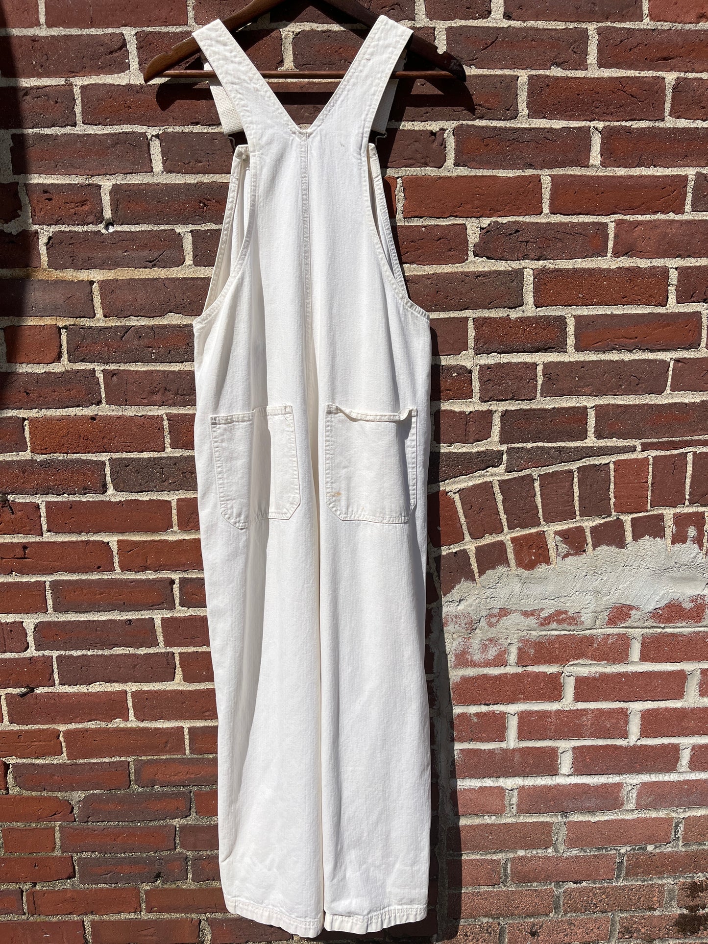 Vintage White Overalls