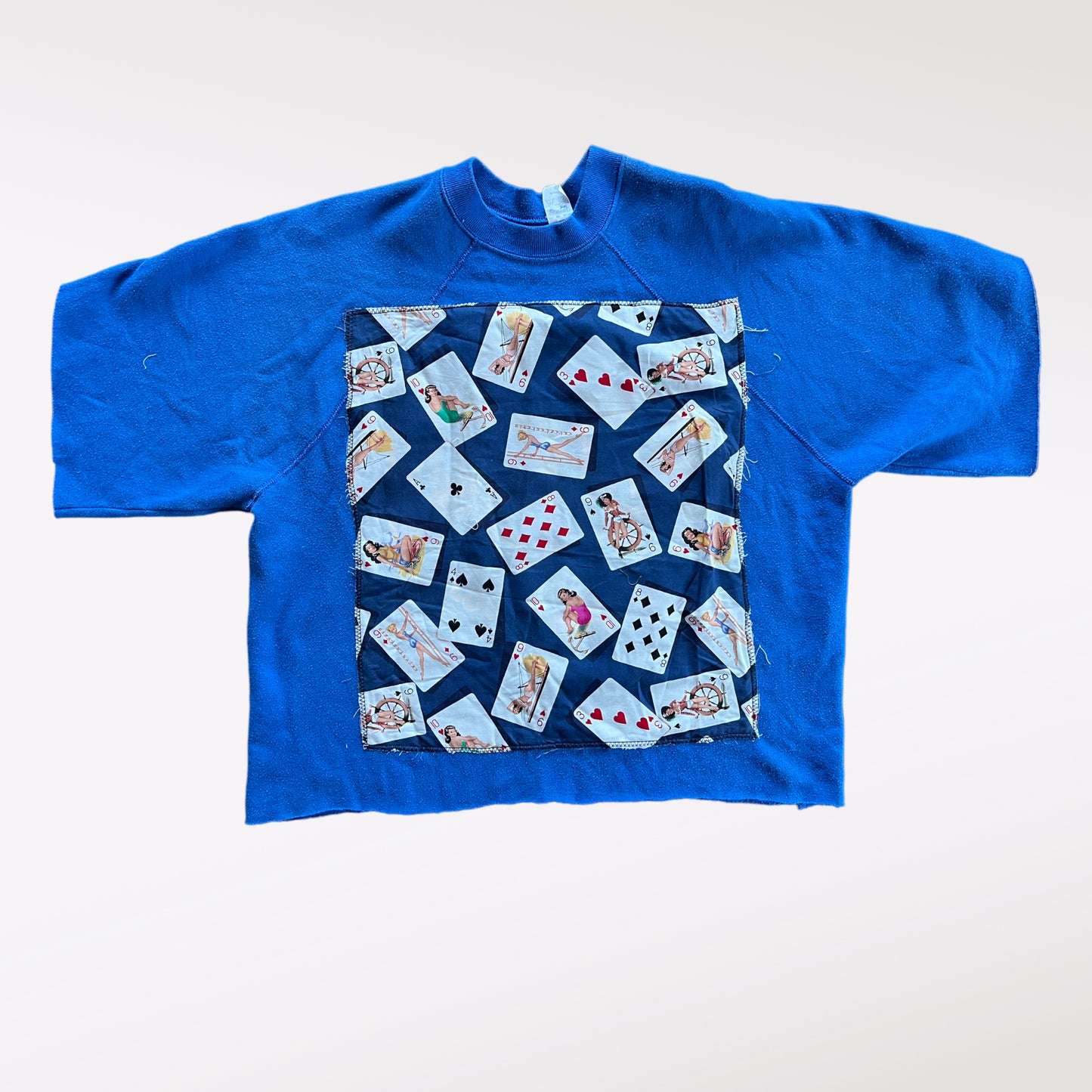 Cut Off Pin Up Sweatshirt