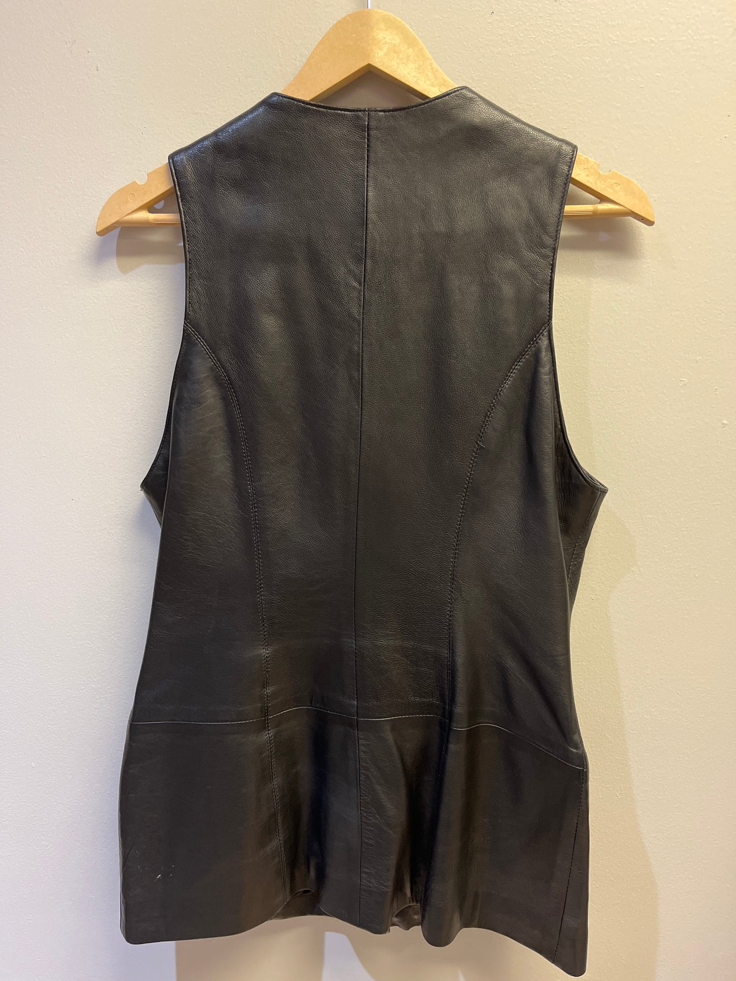 Leather vest