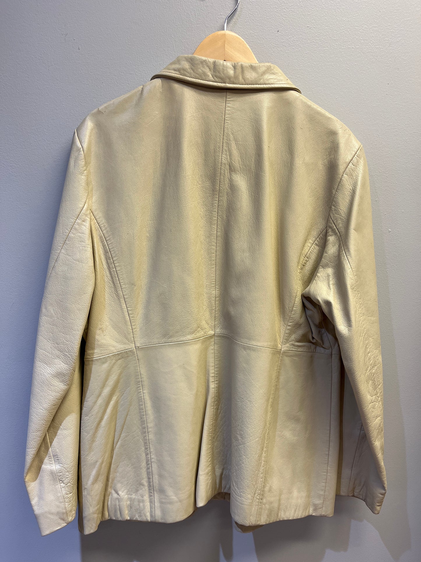 Pelle Studio Cream Leather Jacket