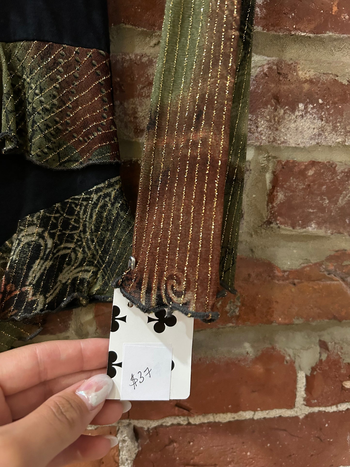 Sheer, lacey long-sleeve