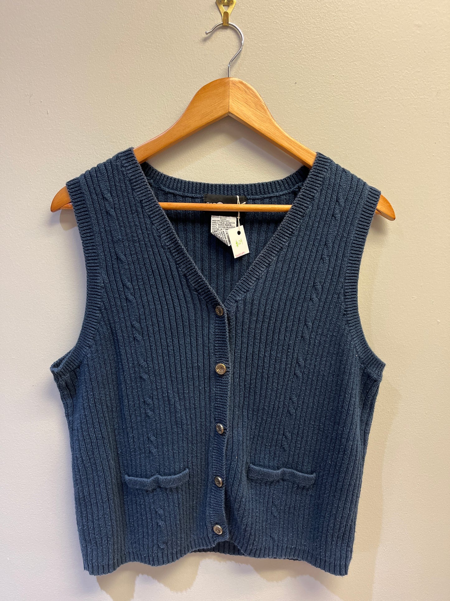 Navy Blue Sweater Vest
