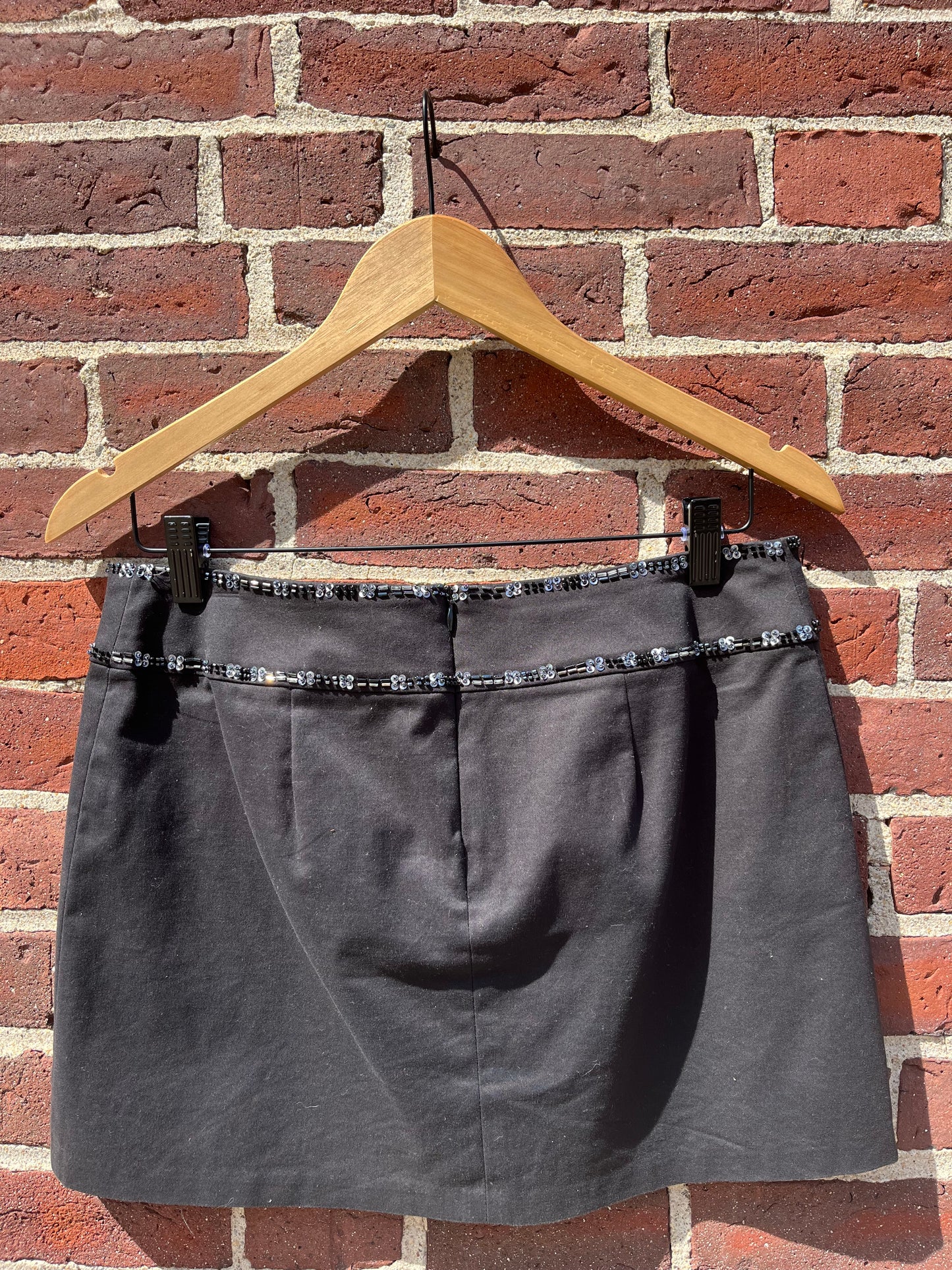 Vintage Beaded Mini Skirt