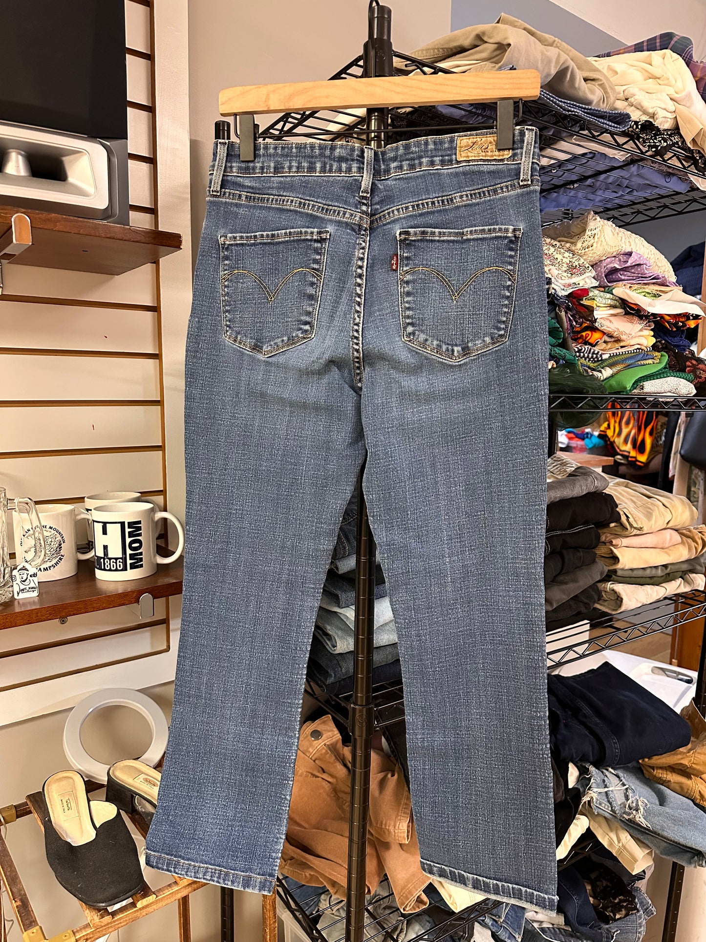 Upcycled Capri Levis