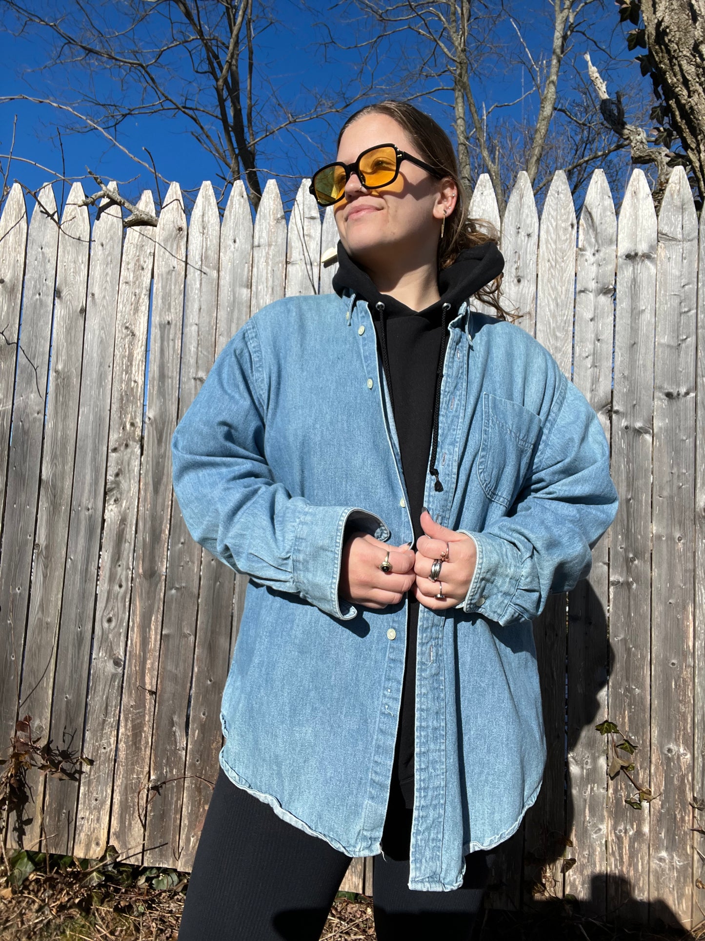 Upcycled Denim Budweiser Jacket
