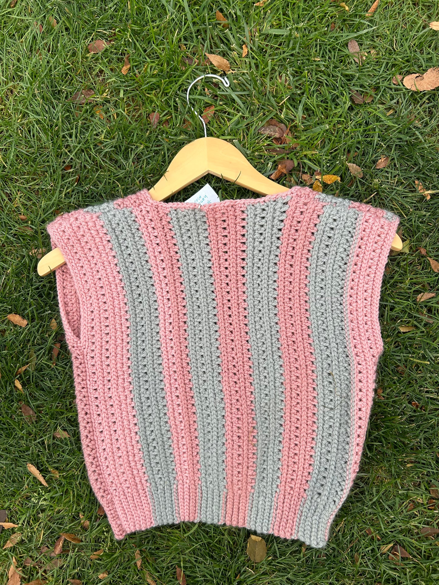 Pink Sweater Vest