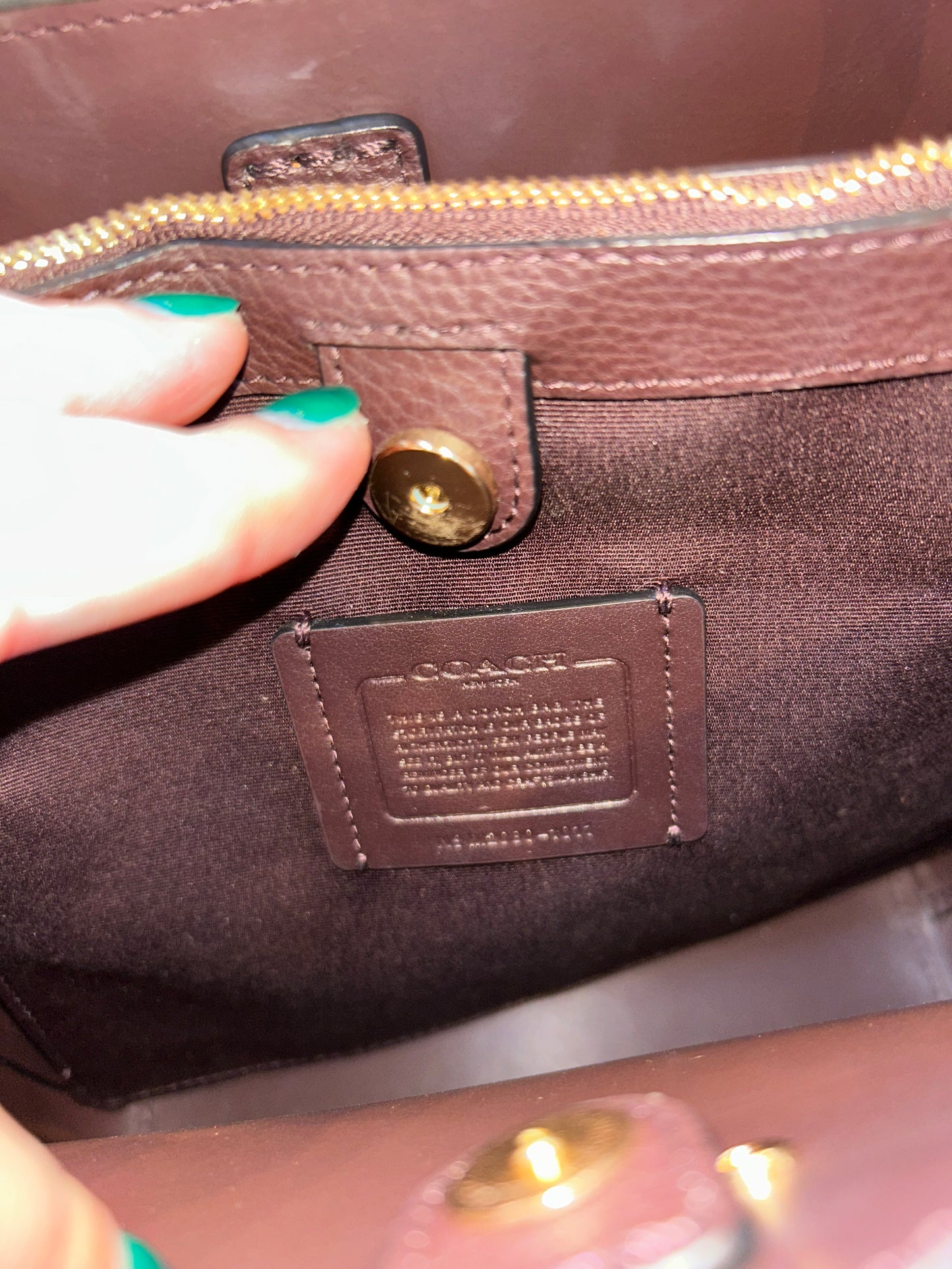 Coach Blake Flap Carryall Satchel