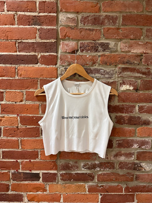 Upcycled Champion Crop Top