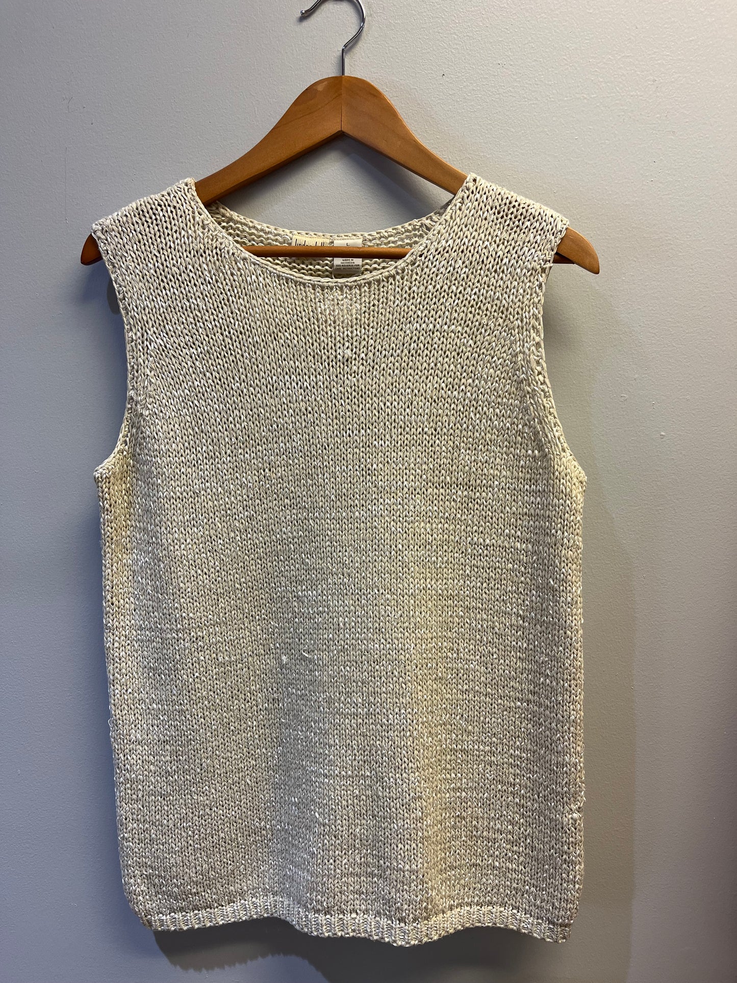 Cream Sweater Vest