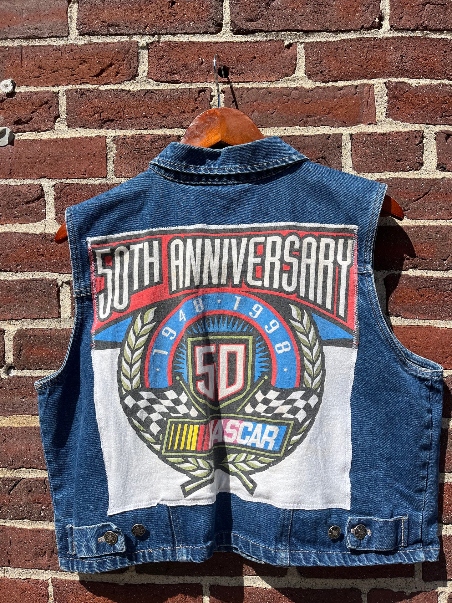 Upcycled Denim Vest