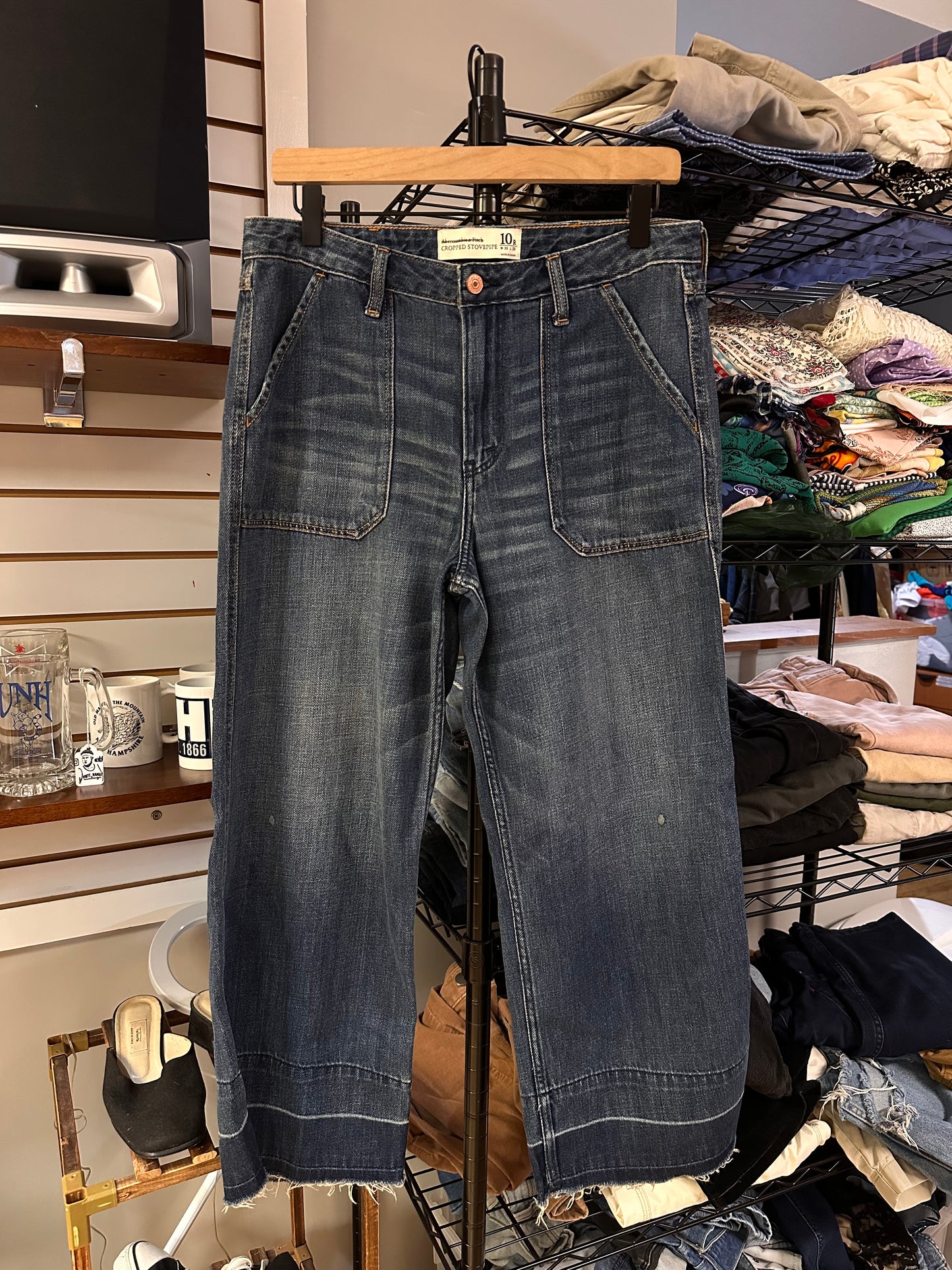 Upcycled Abercrombie and Fitch Jeans