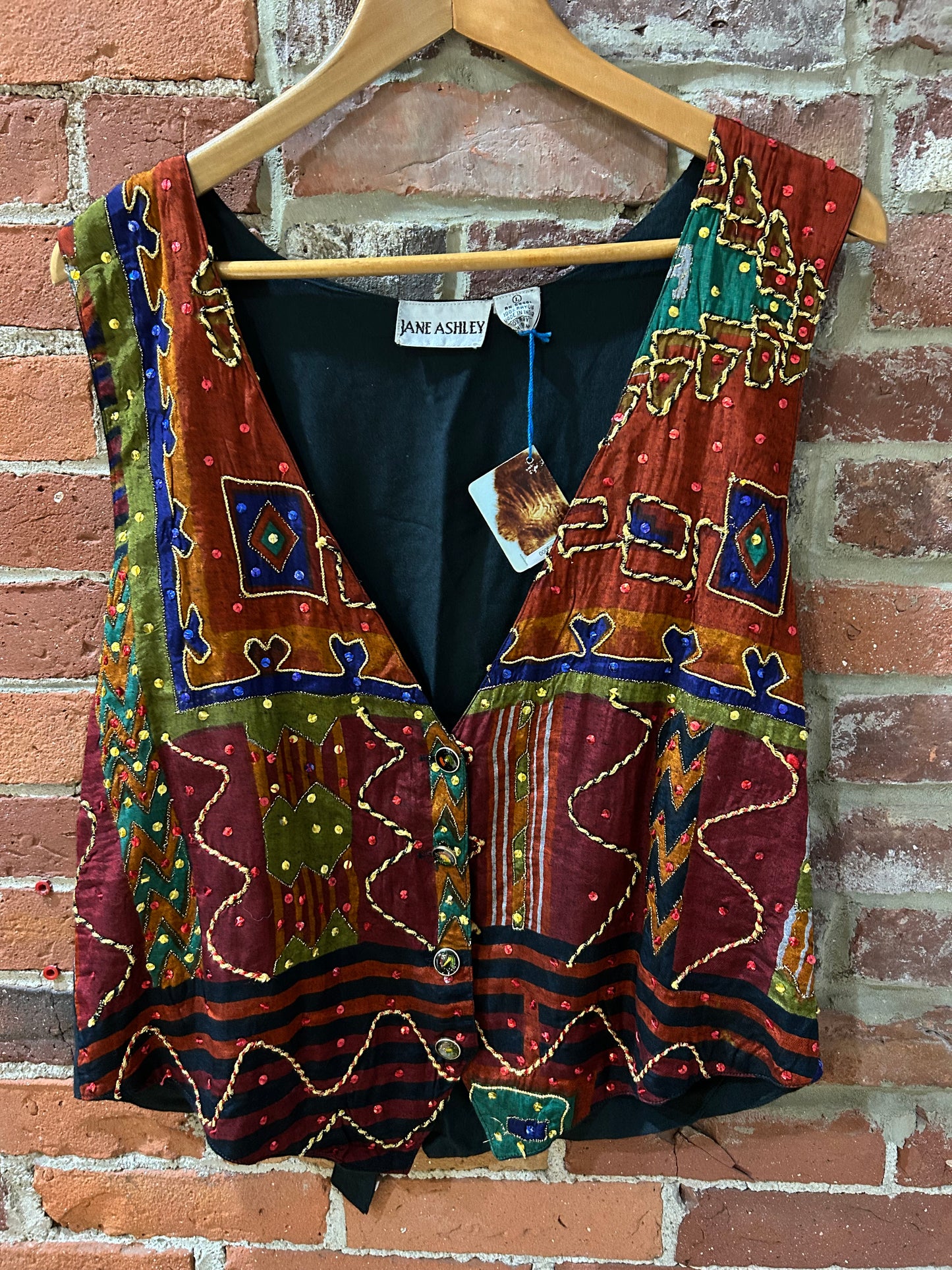 Beaded Vintage Vest