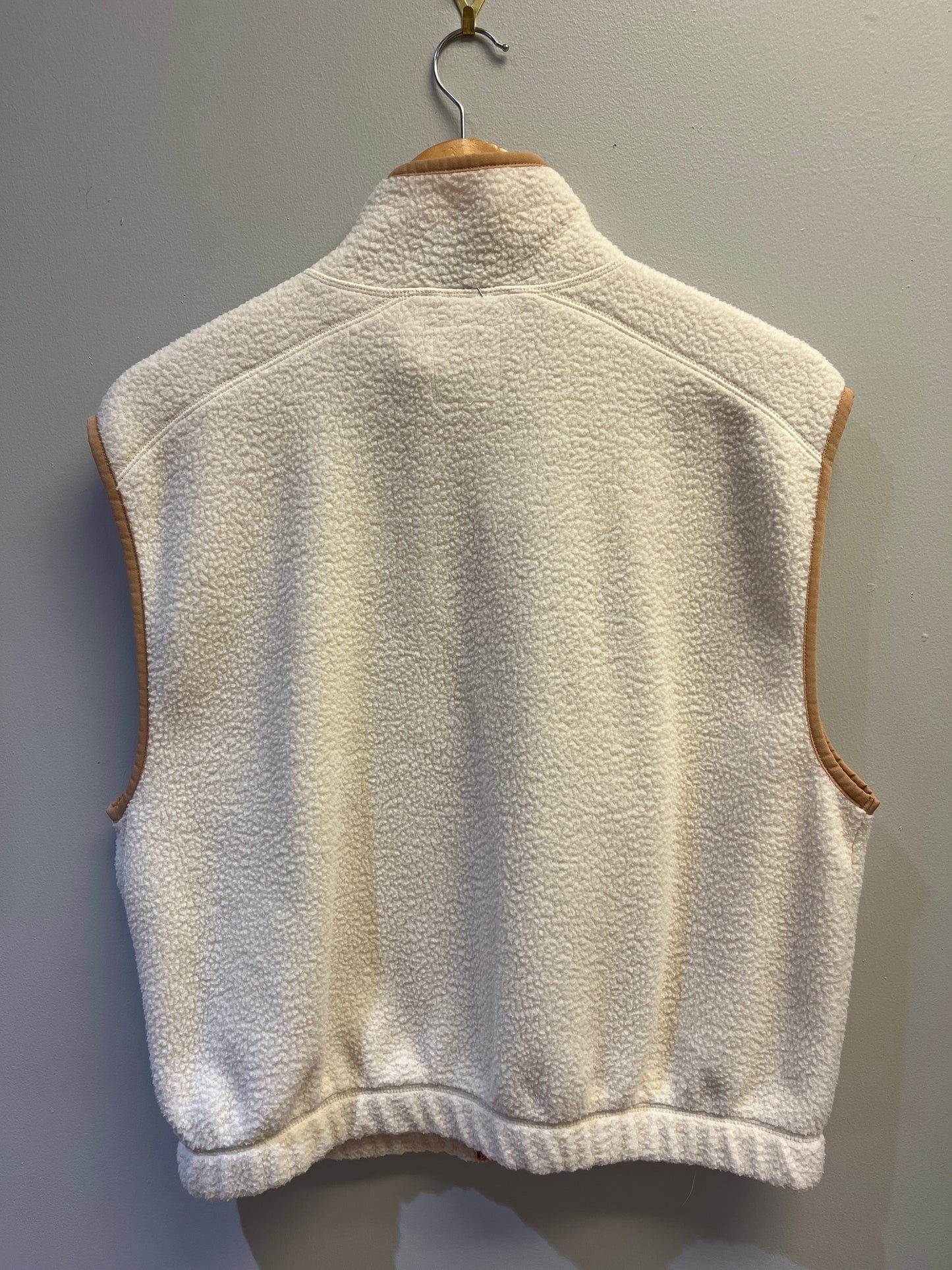Cream Fleece Vest