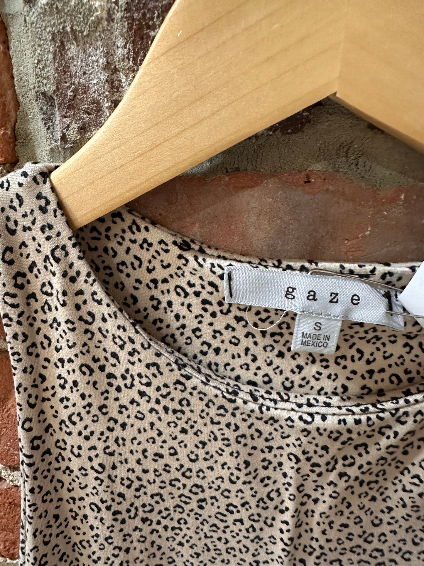 Gaze Leopard Print Bodysuit