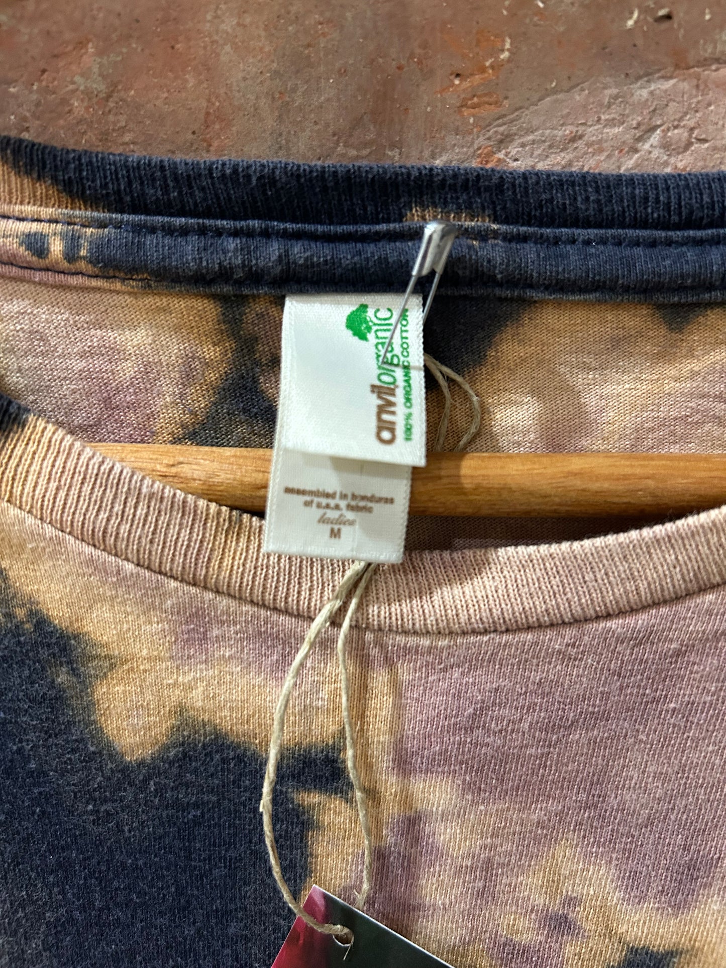 Upcycled tie-dye t-shirt