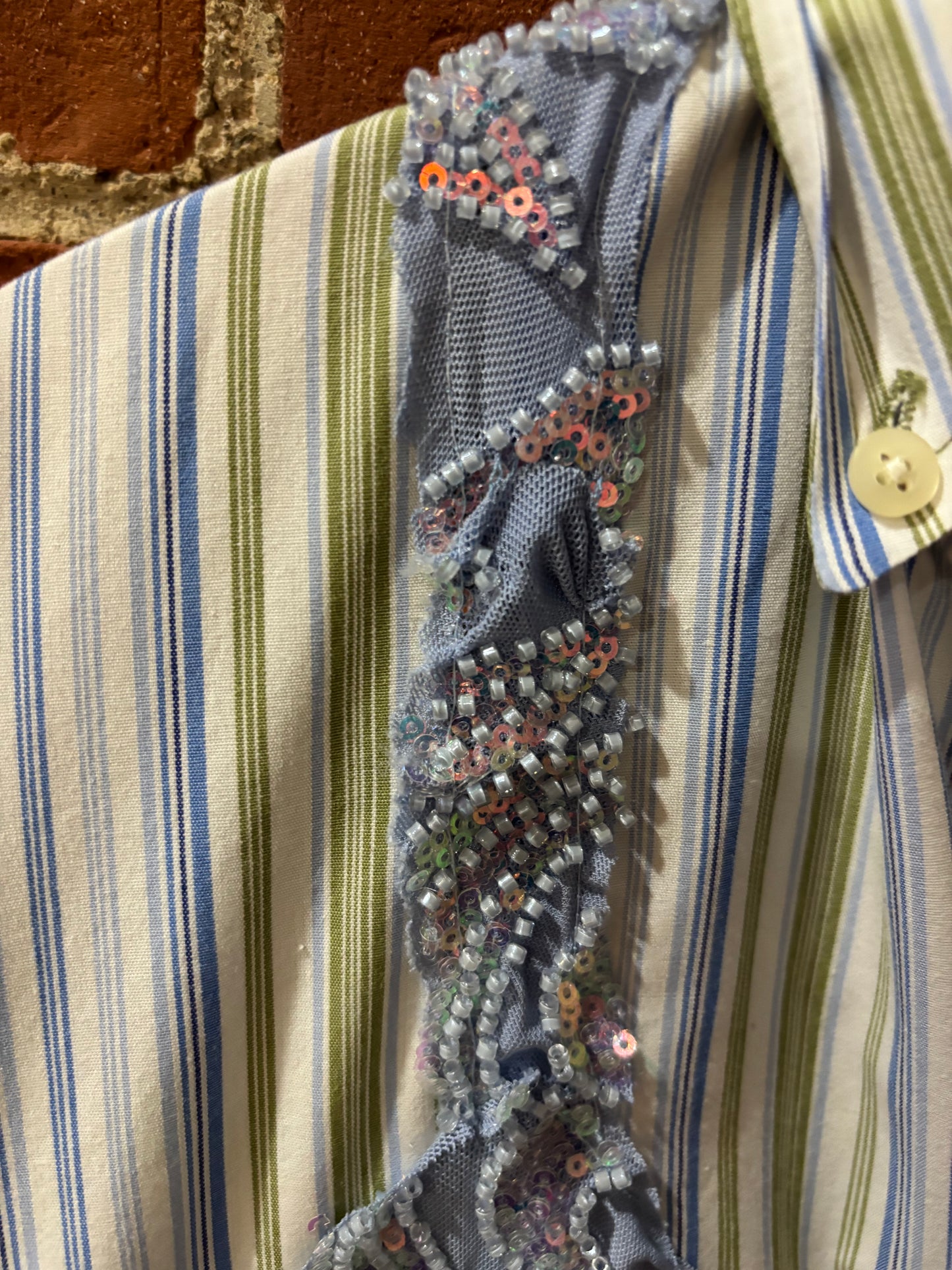 Upcycled Bikini Buttondown
