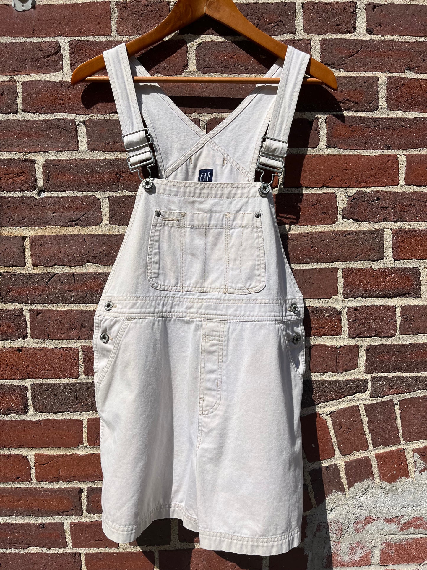 Vintage White Overalls