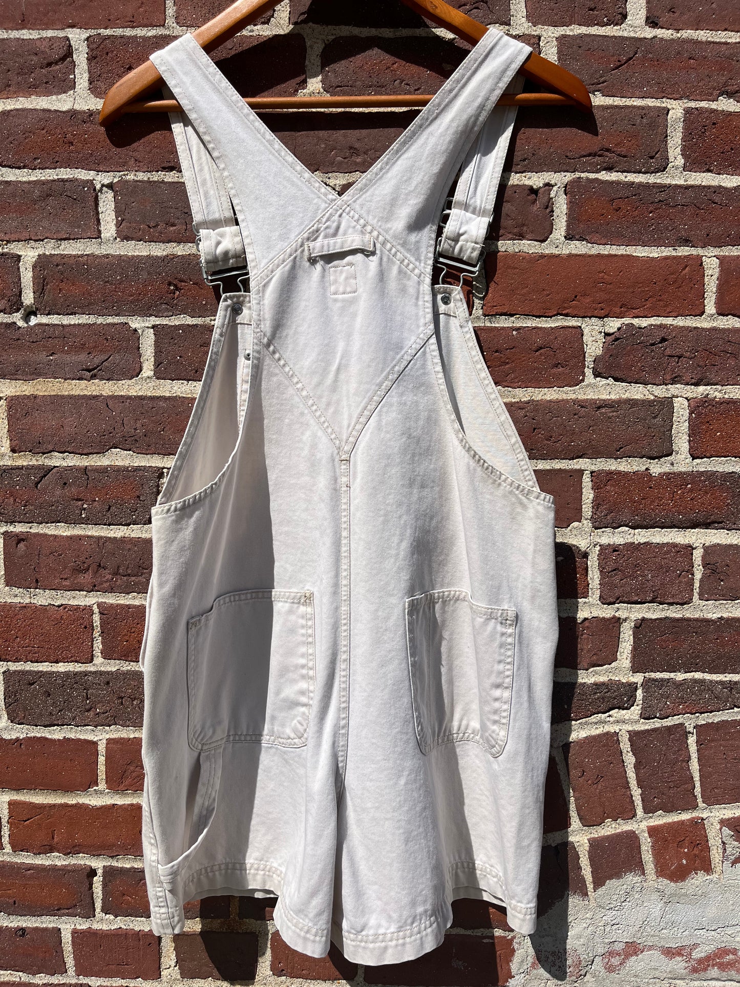 Vintage White Overalls