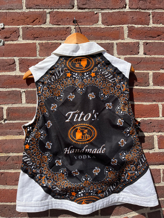 Upcycled Tito’s Vest