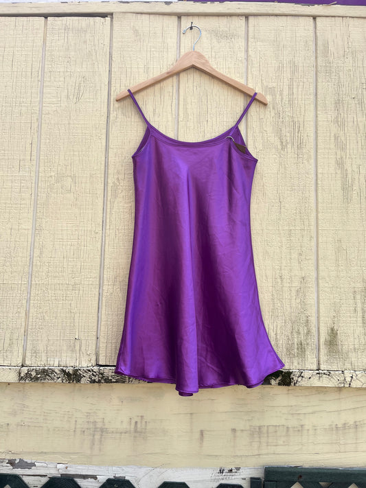 Purple slip nightie