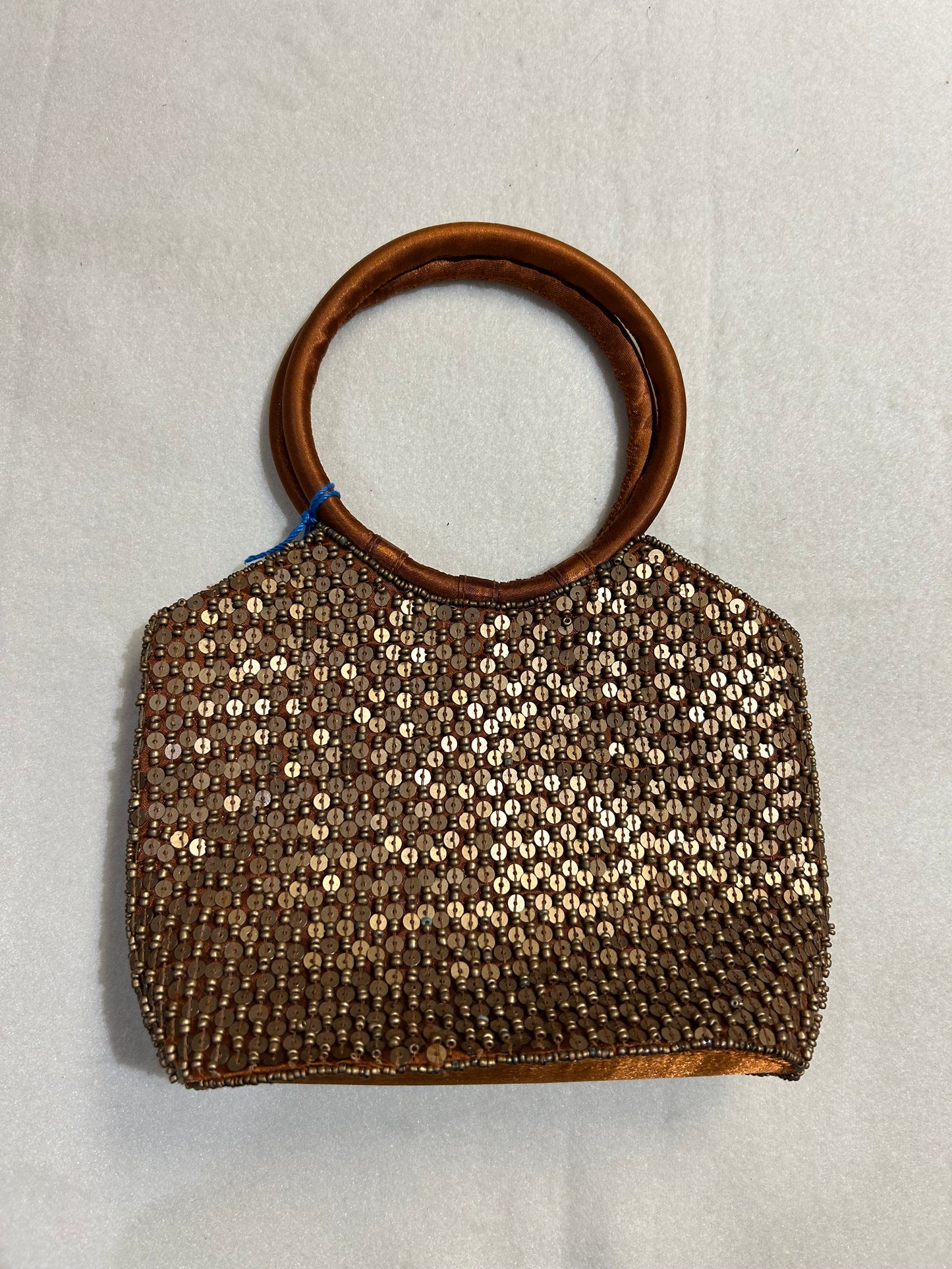 Light Brown Sequin Bag