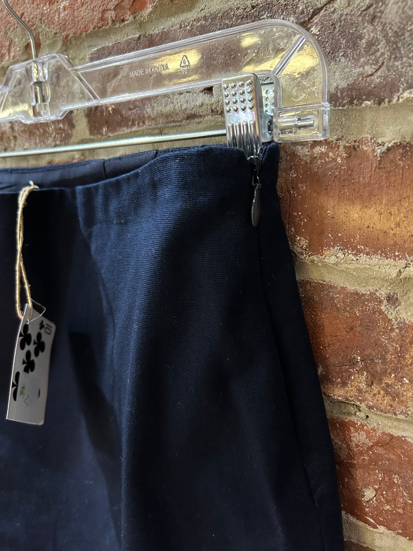 Talbots navy blue skirt