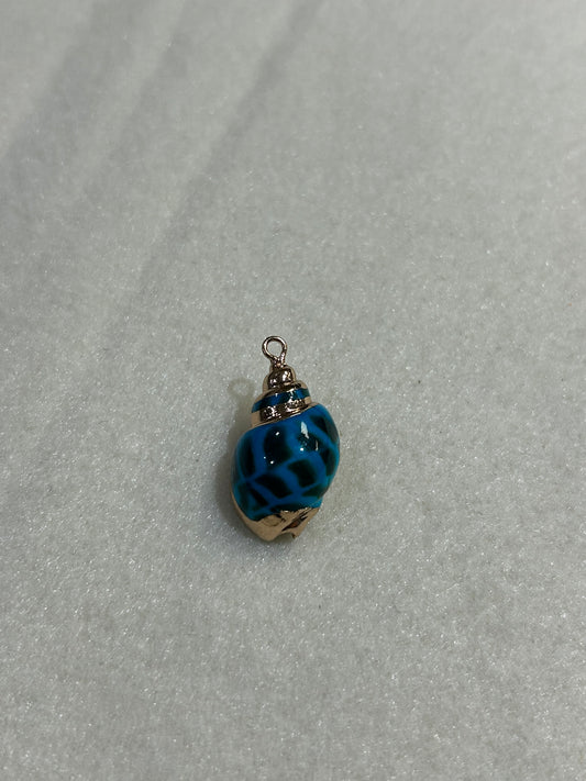 Painted Seashell Charm