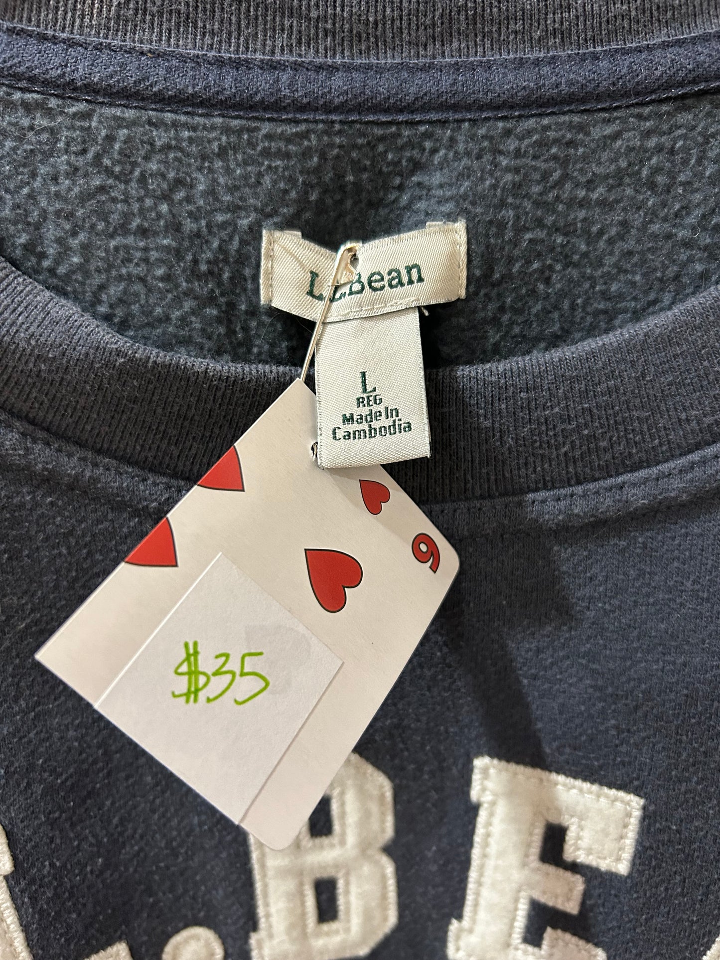 Navy Blue L.L.Bean crewneck