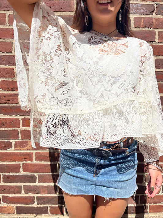 Lace Poncho