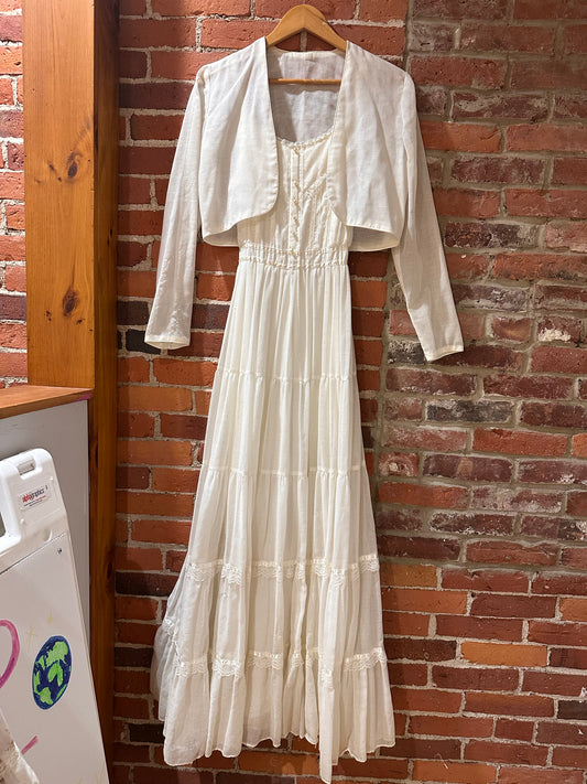 Gunne Sax Dress With Matching Jacket