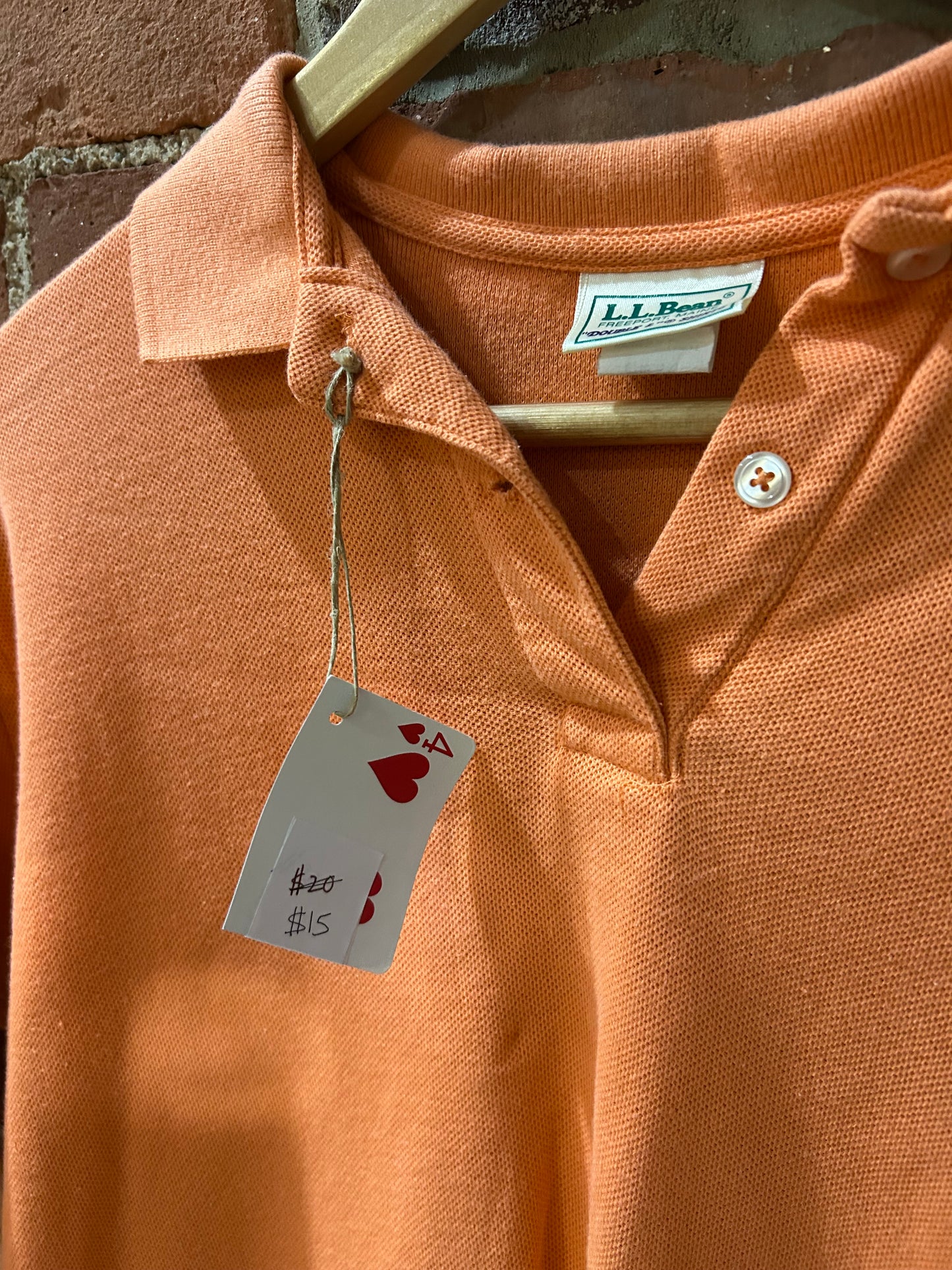 L.L.Bean collared t-shirt