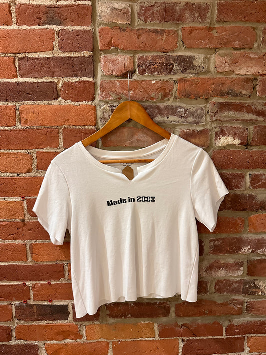 Upcycled “Made in 2000” Basic Tee