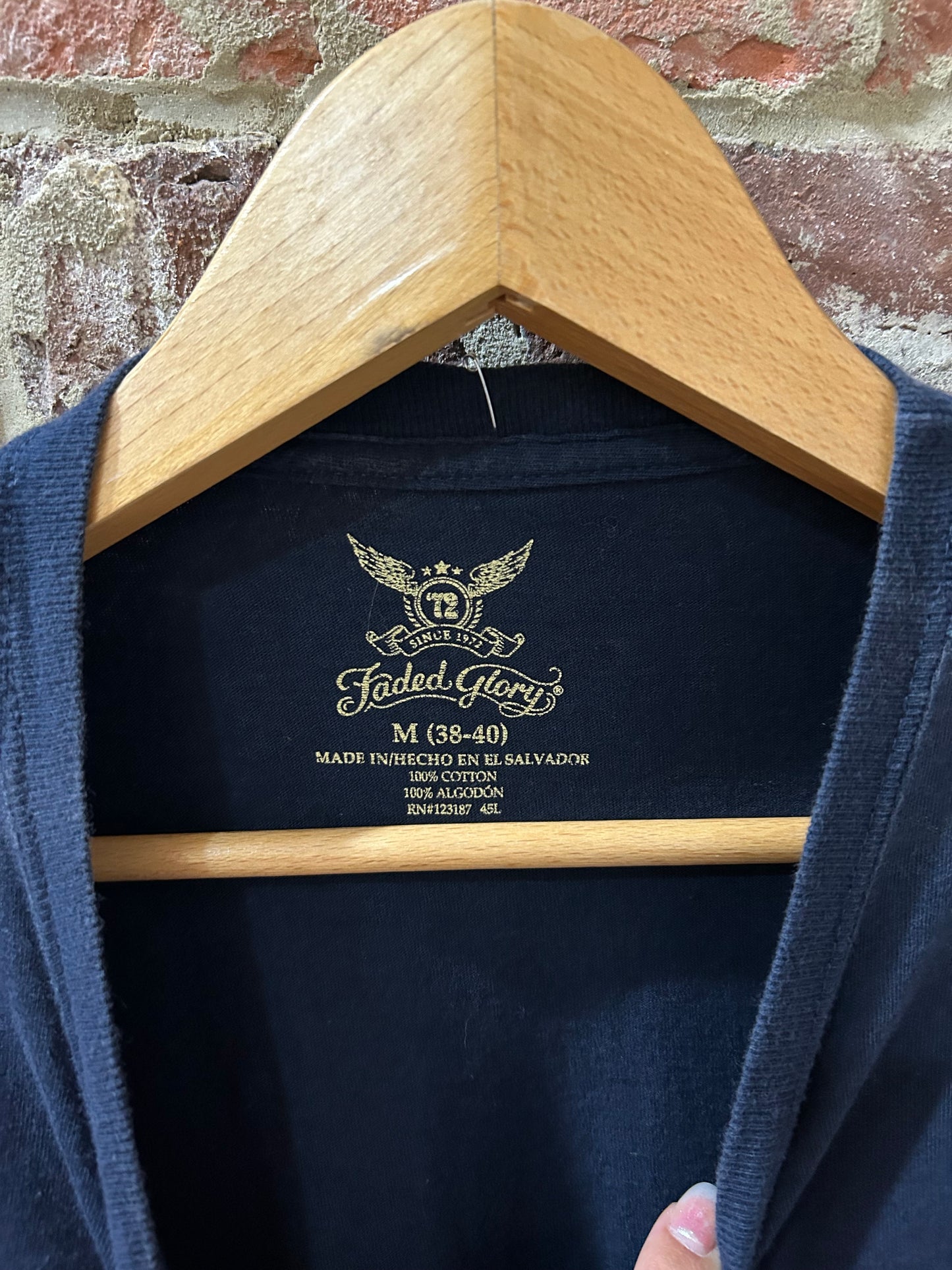 Patriotic cut-off tee