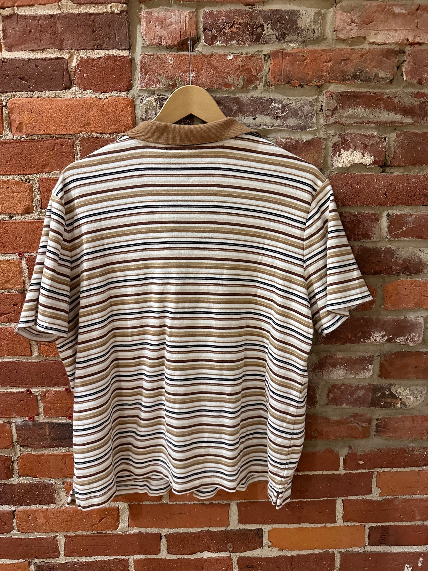 Brown Striped Colored Shirt
