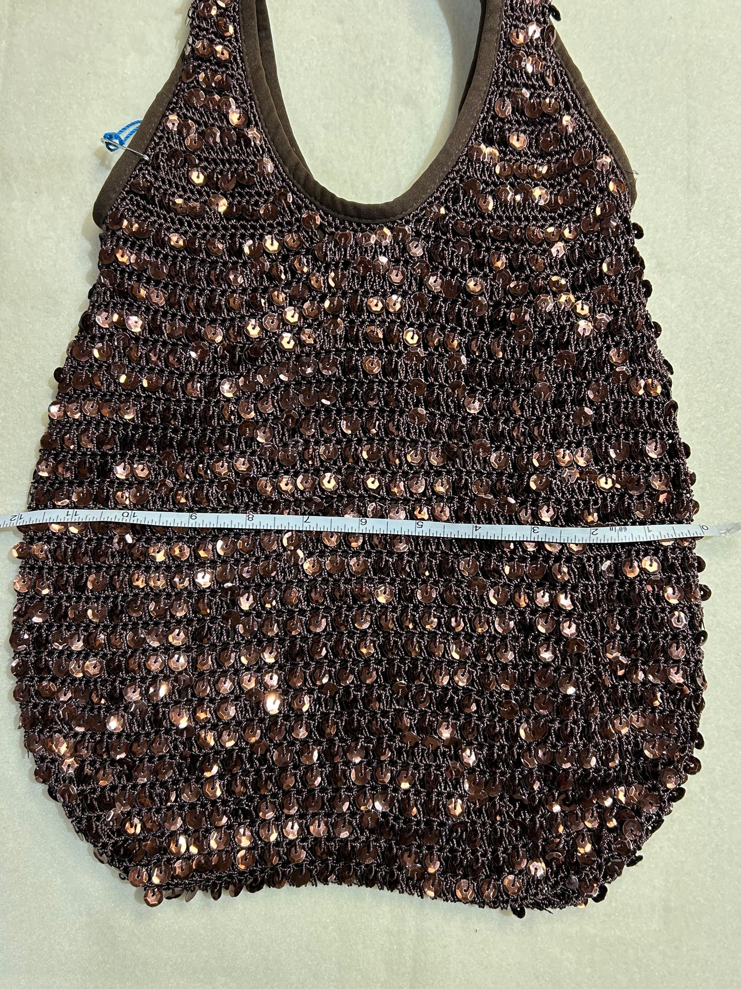 Brown Sequin Bag