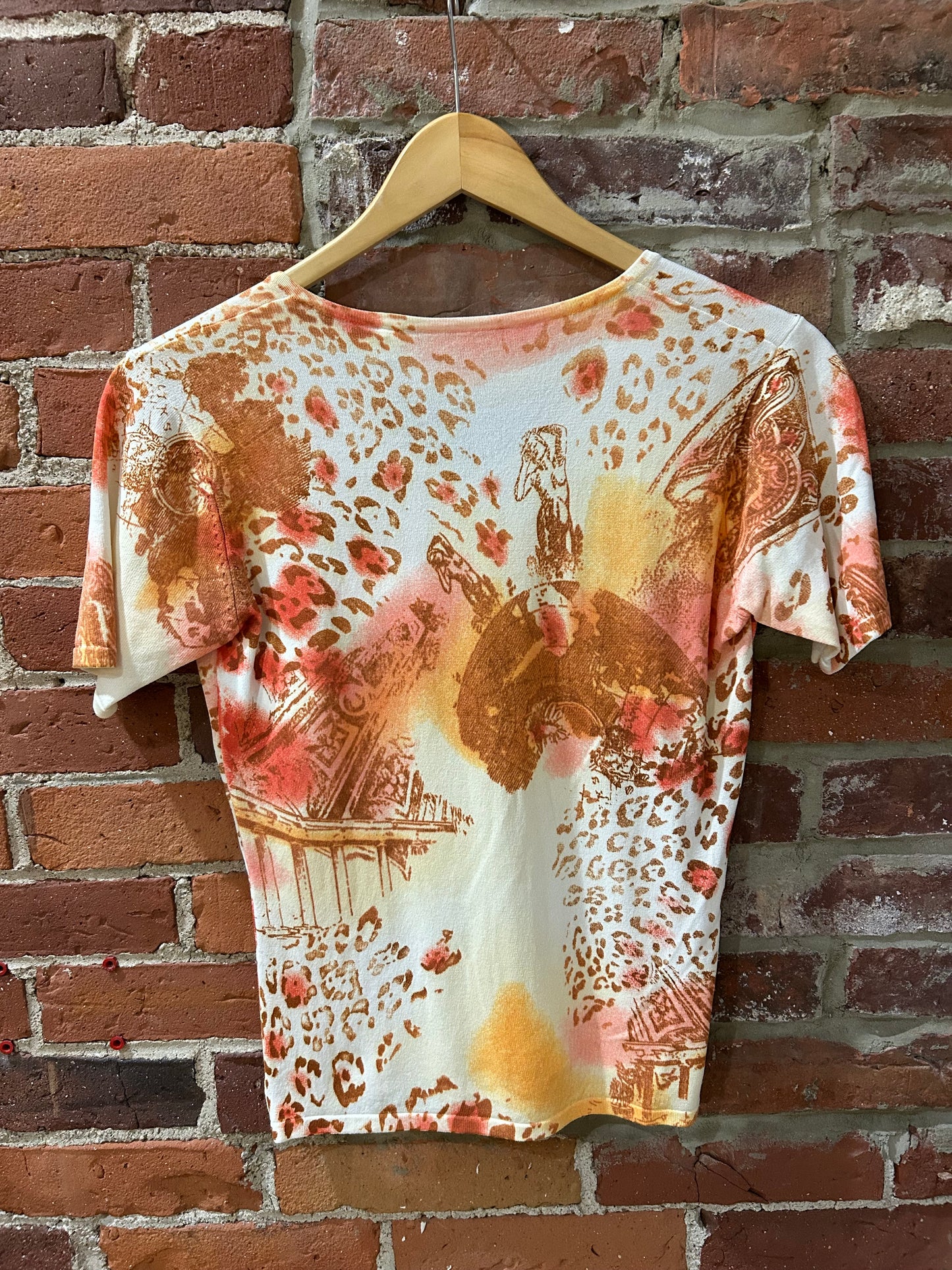 Abstract Art Animal Print sweater tee