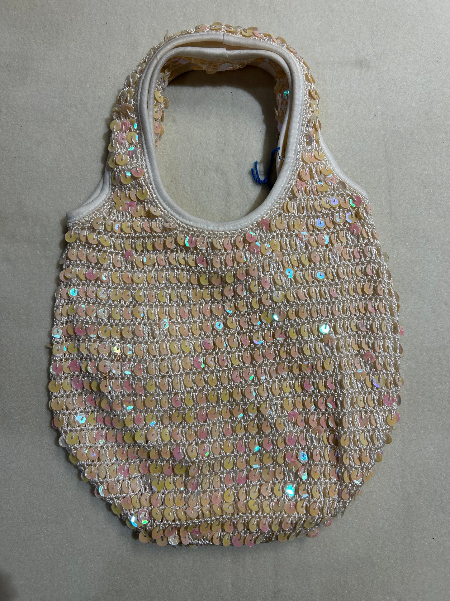 White Sequin Bag
