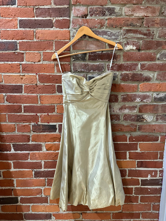 Vera Wang Champagne Vintage Dress