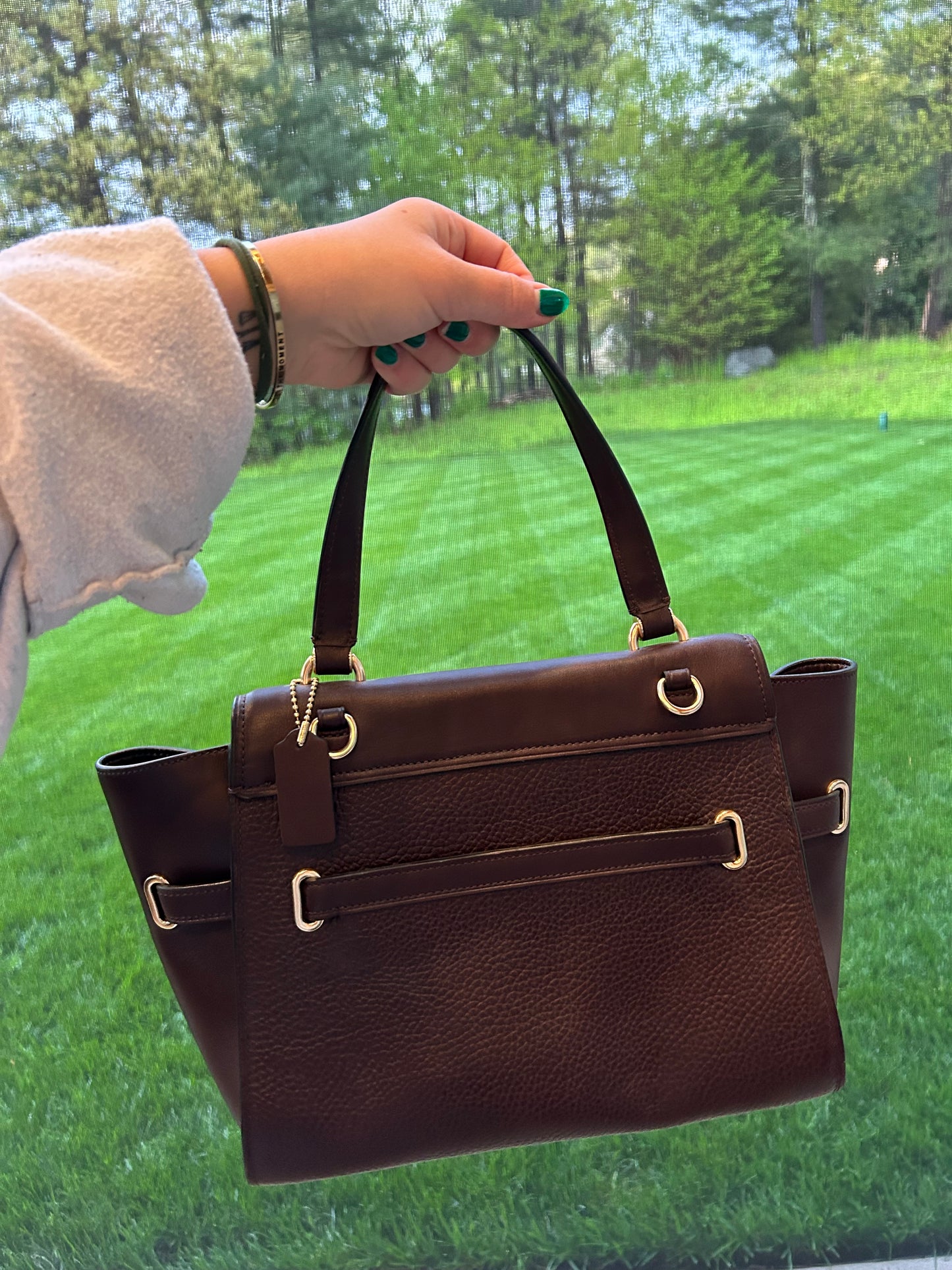 Coach Blake Flap Carryall Satchel