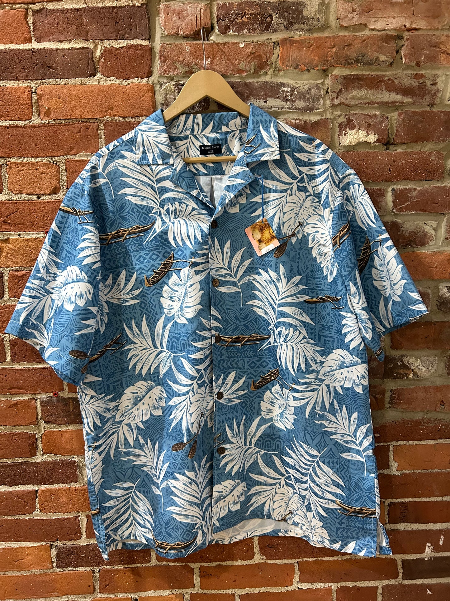 Tropical button-up shirt