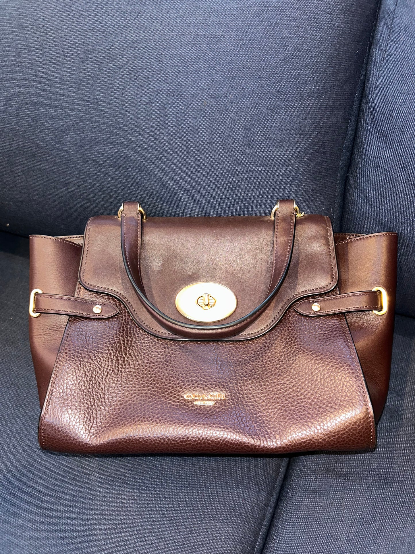 Coach Blake Flap Carryall Satchel